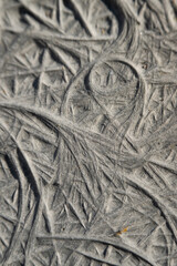 Fine detail of rough fibreglass.