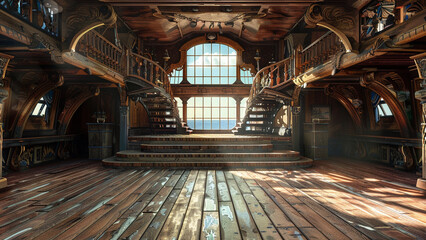 Obraz premium realistic high-resolution photo of steampunk, with detailed background