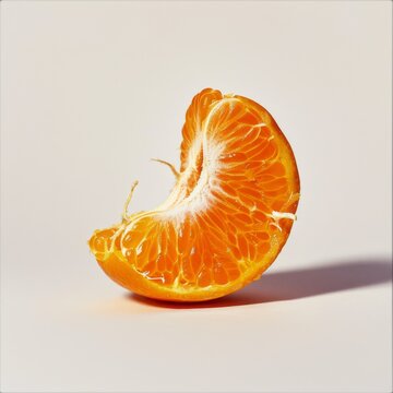 Mystic photo of Fresh Dancy Tangerine, isolated on white background