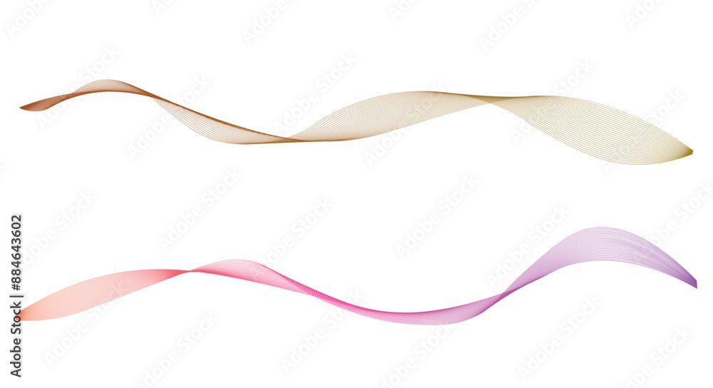Poster abstraction design dark background waves graphics