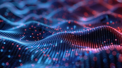 networks data transfer background, digital archives, sound