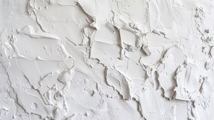 Obraz premium White textured stucco wall