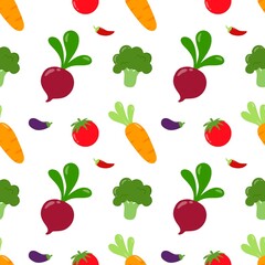 BG Seamless Pattern vegetables