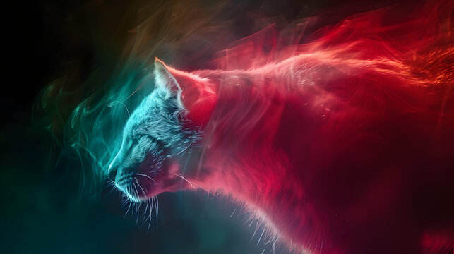 Cat in Smoke