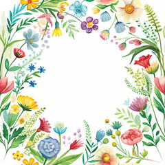  watercolor-wildflowers-border-template