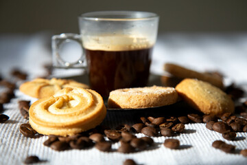Special gourmet Brazilian coffee type Mogiana roasted in beans.