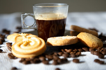 Special gourmet Brazilian coffee type Mogiana roasted in beans.