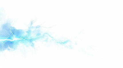 A plane flying through a cloudy sky with lightning, great for weather or transportation themes