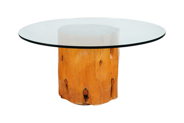 wooden table Empty wooden table isolated on white background, of free space for your copy and branding. Use as products display montage. Vintage style concept isolated on white background