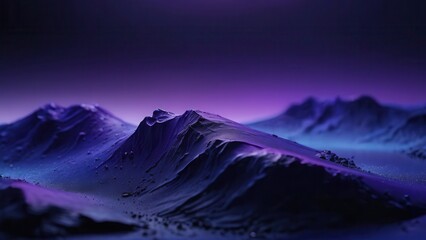 Fototapeta premium Abstract Purple Mountain Range