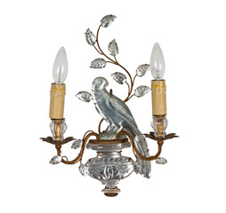 lamp on white background