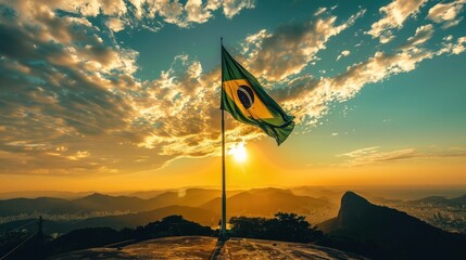National liberation: Brazilian independence day, marking historic moment of independence with joyous parades, ceremonial events, reflections on journey towards sovereignty, unity as a nation