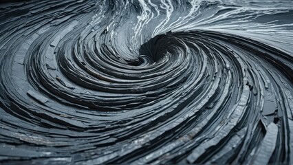 Fototapeta premium Abstract Spiral Rock Formation.