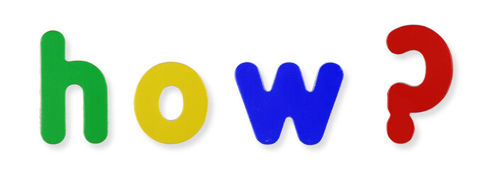 how word in magnetic letters