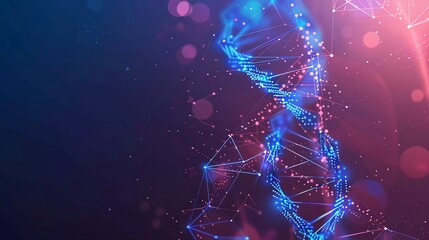 
Abstract Tech Background Illuminating the Intersection of Biology and Informatics, Showcasing Computational Analysis, Genomic Sequencing, and Data Integration Driving Innovations in Healthcare which 