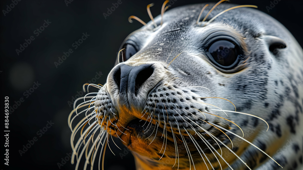 Canvas Prints close-up of a seal's face