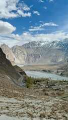 Mountain in Northern of Pakistan/ Skardu, Pakistan/ landscape in the morning/ Passu/ Passu Cone