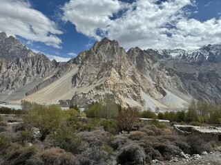 Mountain in Northern of Pakistan/ Skardu, Pakistan/ landscape in the morning/ Passu/ Passu Cone