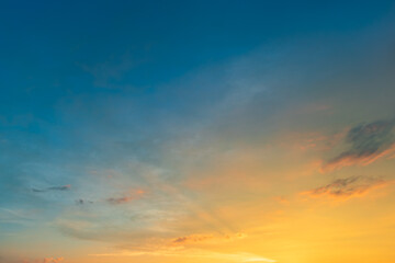夕空