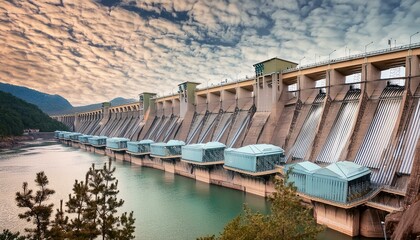 貯水と水力発電所