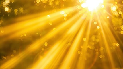 Sunbeam and Yellow Flare Light Transition Overlays