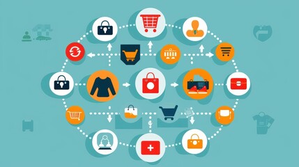 The customer journey maps the experiences and interactions a consumer has with a brand, from awareness to loyalty