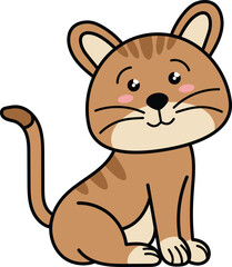 Cat Animal Cartoon Illustration