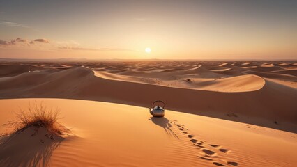 Tea Time in the Sahara Desert.