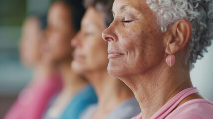 Survivorship programs offering holistic support for breast cancer patients, focusing on healing retreats and empowerment workshops. Breast cancer awareness month.