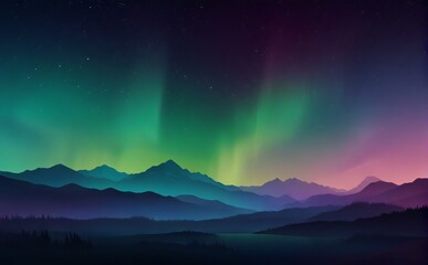 sunrise in mountains