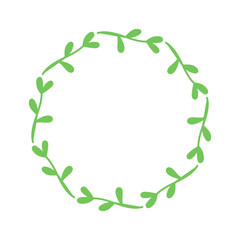 シンプルなリースのサークル