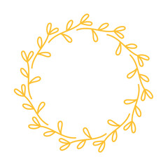 シンプルなリースのサークル