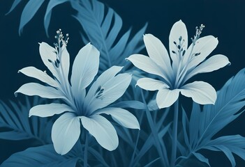 Tropical Flowers Exotic Blooms,