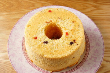 フルーツシフォンケーキ