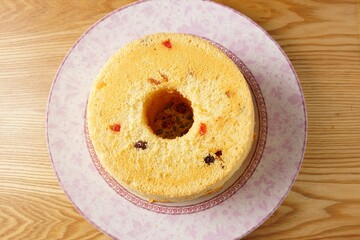 フルーツシフォンケーキ