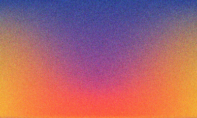 Abstract grainy wavy orange blur gradient background. Blur noisy banner texture. Vector illustration