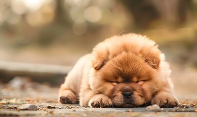 adorable puppy, Generative AI