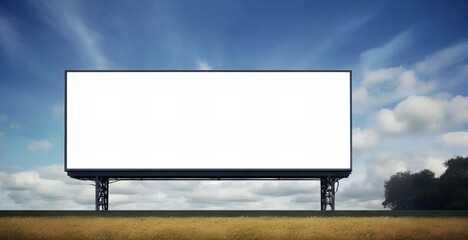 Obraz premium billboard on the road
