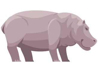 Fototapeta premium hippo illustration