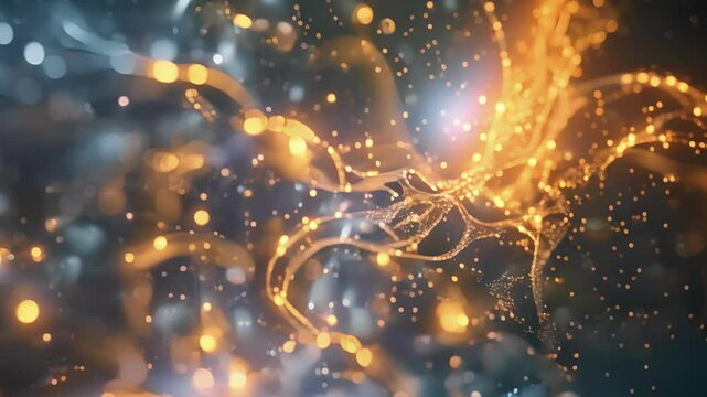 The dynamic movement of microfilaments as they contract and relax facilitating cell movement and division.