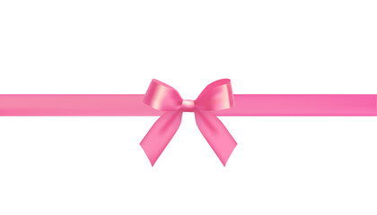 pink bow vector design material