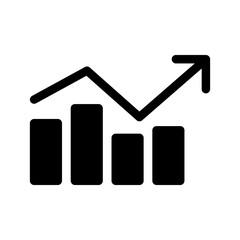 Graph Icon Vector Symbol Design Illustration