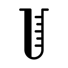 Test Tube Icon Vector Symbol Design Illustration