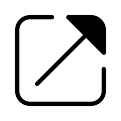 Maximize Icon Vector Symbol Design Illustration