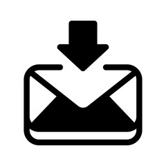 Inbox Icon Vector Symbol Design Illustration