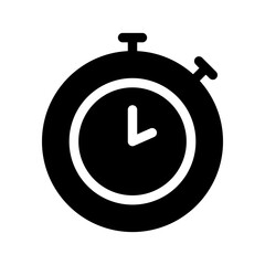 Stopwatch Icon Vector Symbol Design Illustration