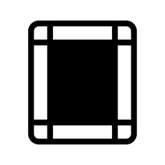 Margins Icon Vector Symbol Design Illustration