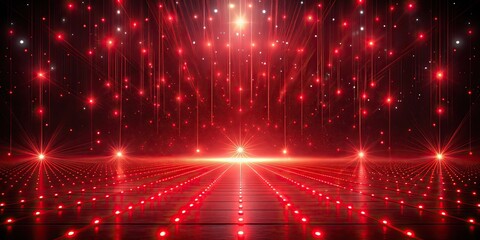 Fototapeta premium Mysterious background with red lights, mysterious, dark, abstract, ambiance, glowing, dramatic, eerie, atmosphere, night