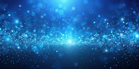 Blue background with particles floating in the air, blue, background, particles, abstract, design, texture, wallpaper