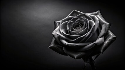 Dark and dramatic black rose wallpaper in 4k resolution, black, rose, flower, wallpaper, 4k, background, dark, dramatic, gothic